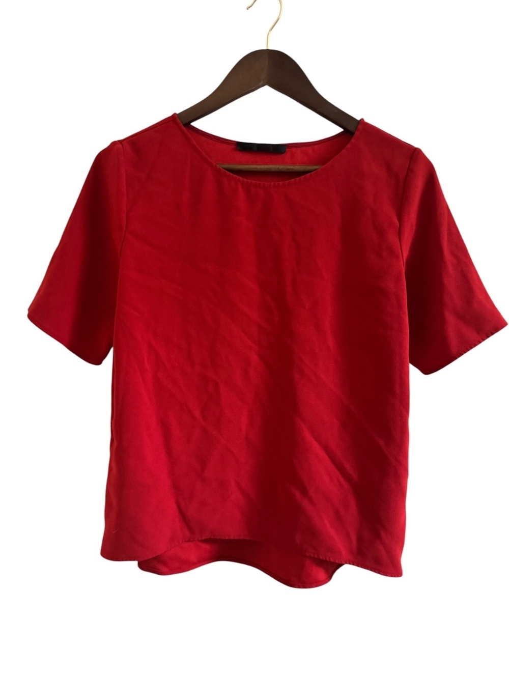 Jenni Kayne Crepe Blouse - Red (Size M)